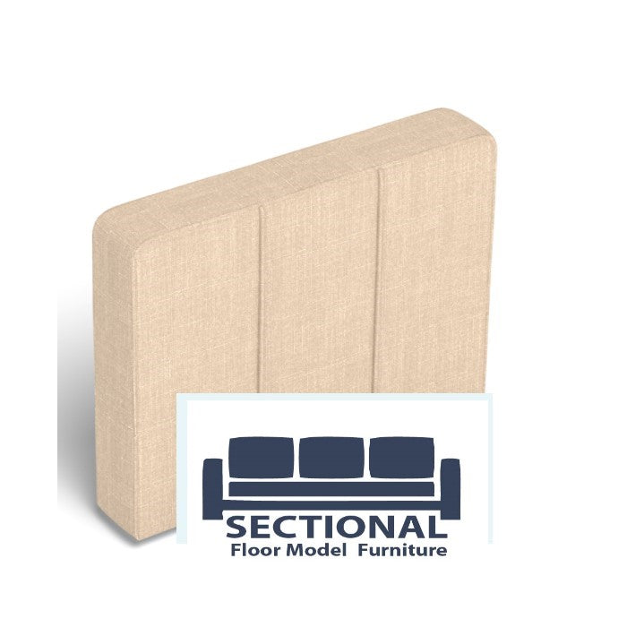 Floor Model Jute Brushed Weave Deep Side Cover