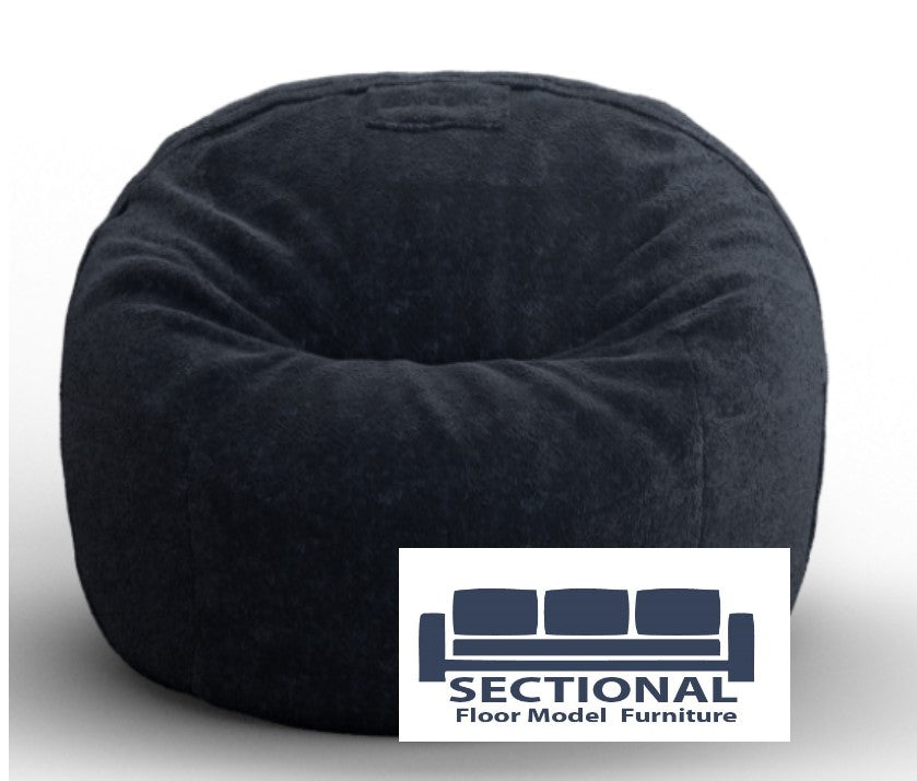 Sectional Beanbag Big Cover: Sodalite Phur- Floor Model