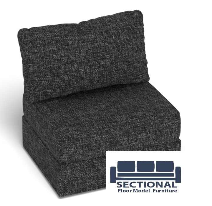 Sectional Floor Model Storage Seat Cover Carbon Crossweave
