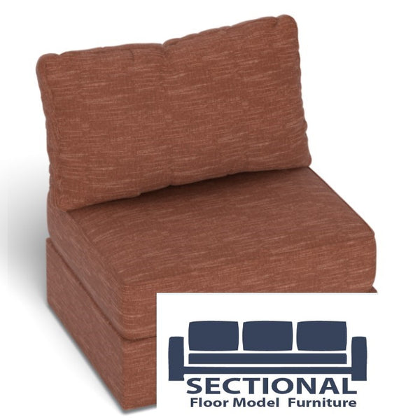 Floor Model Terracotta Rained Chenille Storage Seat Cover SharpPrices