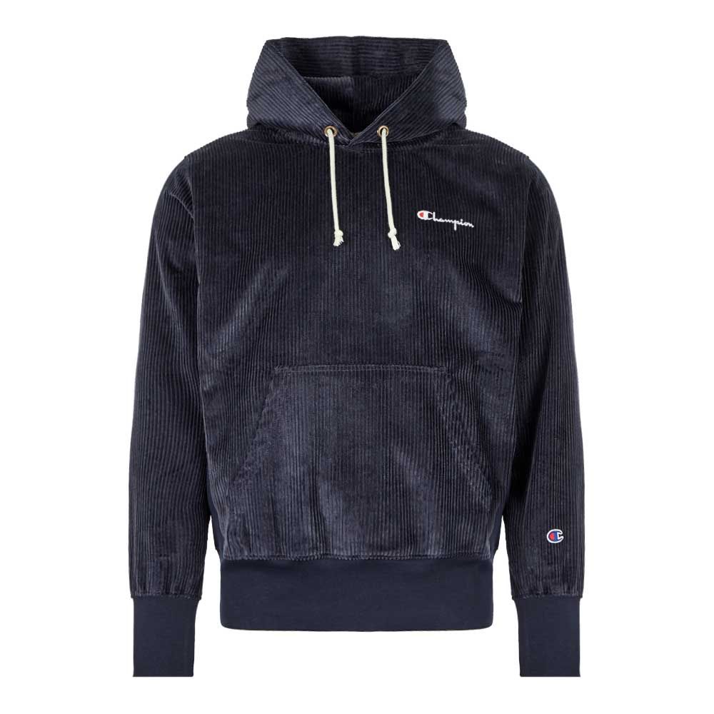 Champion Corduroy Hoodie Navy Size Medium SharpPrices