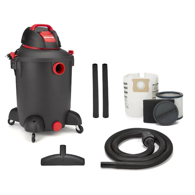 shop vac 12 gallon corded portable wet dry shop vacuum