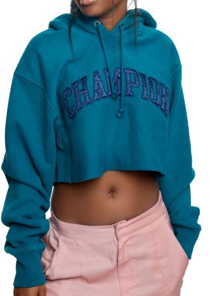 Champion women's vintage wash reverse weave cropped sweatshir sale