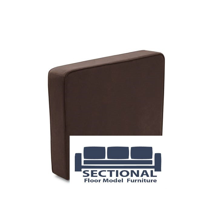 Sectional Deep Side Cover - Chocolate Padded Velvet - Floor Model