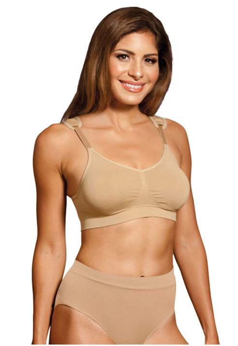 Dream By Genie Seamless Bra in Nude - Large (2 Pack) – SharpPrices