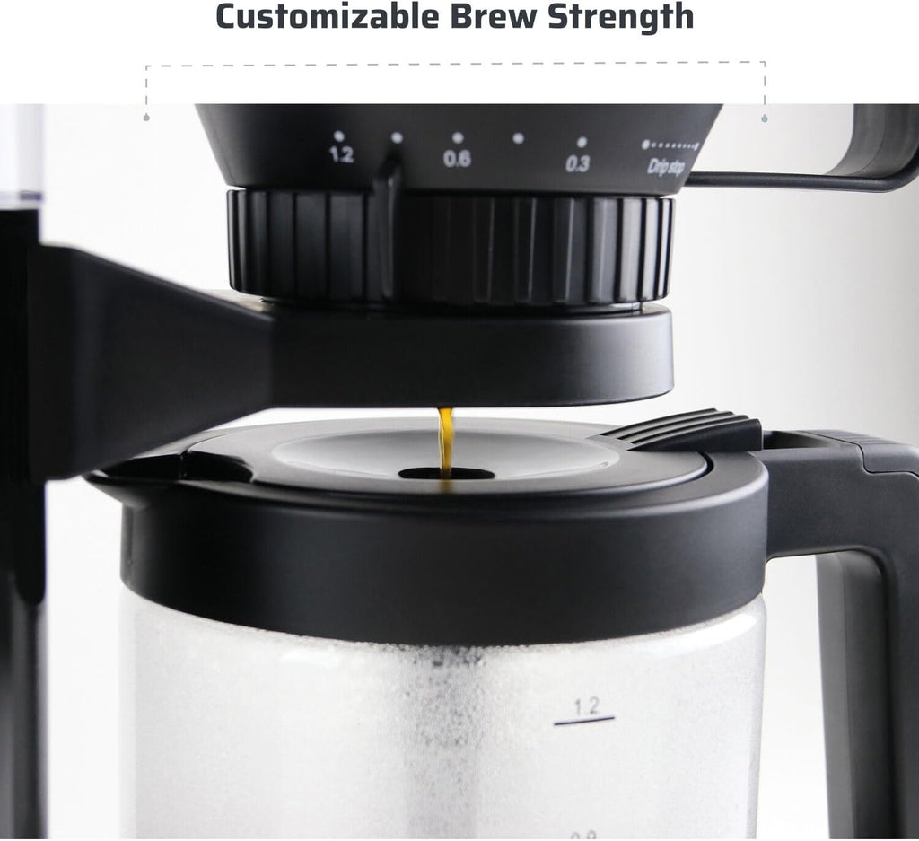 Gourmet Gold Cup Coffee Maker - SCAA Certified Drip Brewer, 12-Cup, Black/Stainless