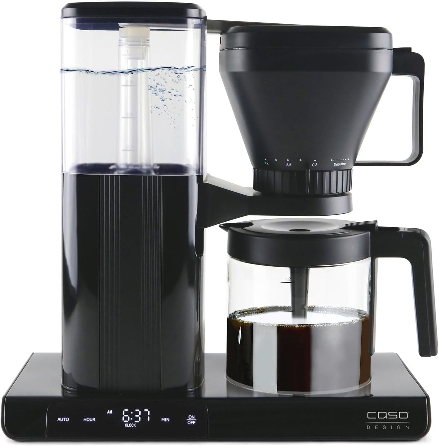 Gourmet Gold Cup Coffee Maker - SCAA Certified Drip Brewer, 12-Cup, Black/Stainless