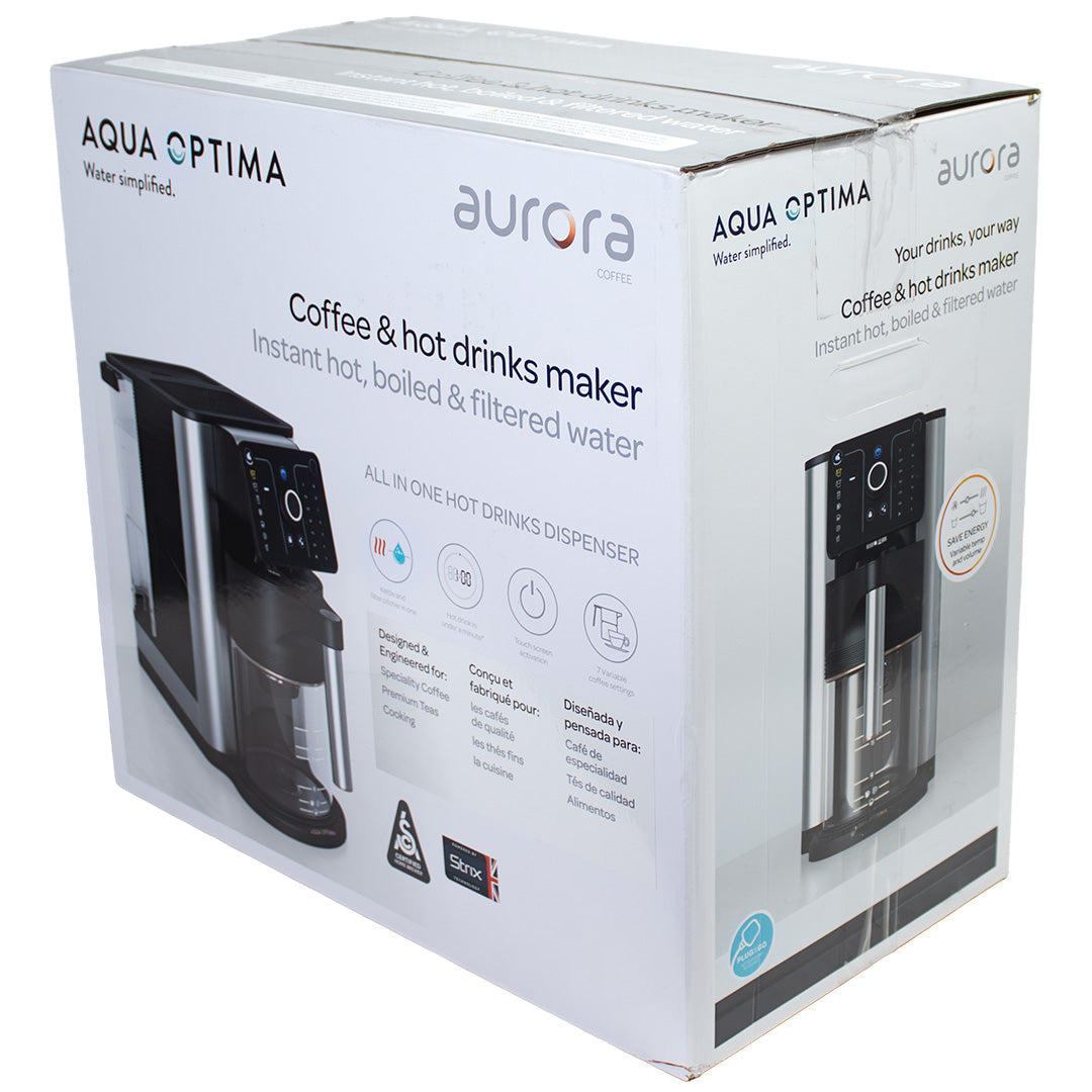 NEW Aqua Optima Aurora 10-Cup Coffee Maker ACE002 SCA Certified