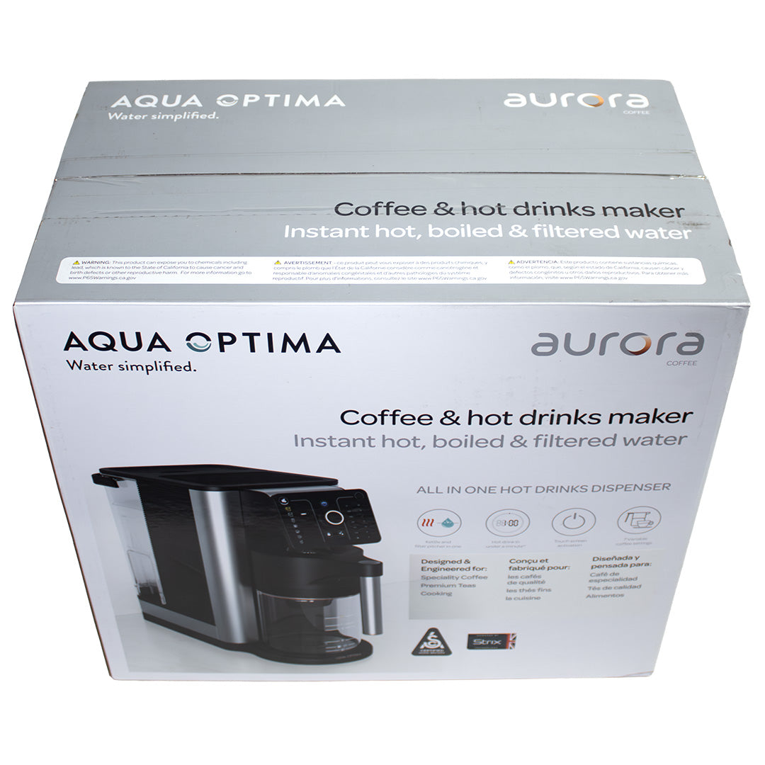 NEW Aqua Optima Aurora 10-Cup Coffee Maker ACE002 SCA Certified