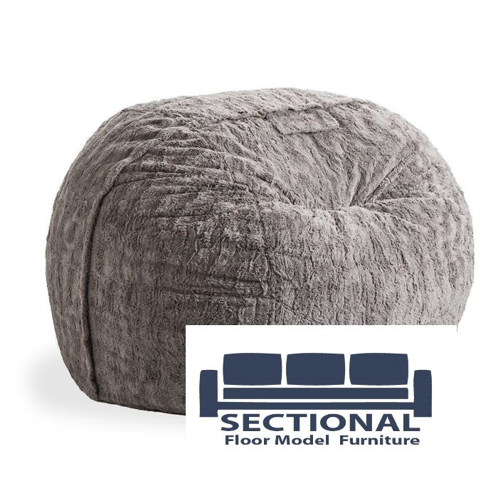 Beanbag Big Cover: Chinchilla Dense Phur Floor Model