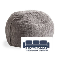 Beanbag Big Cover: Chinchilla Dense Phur Floor Model