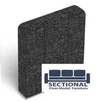 Sectional Floor Model Carbon Crossweave Deep Side Cover