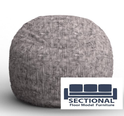 Sectional Beanbag Movie Cover: Chinchilla Dense Phur- Floor Model