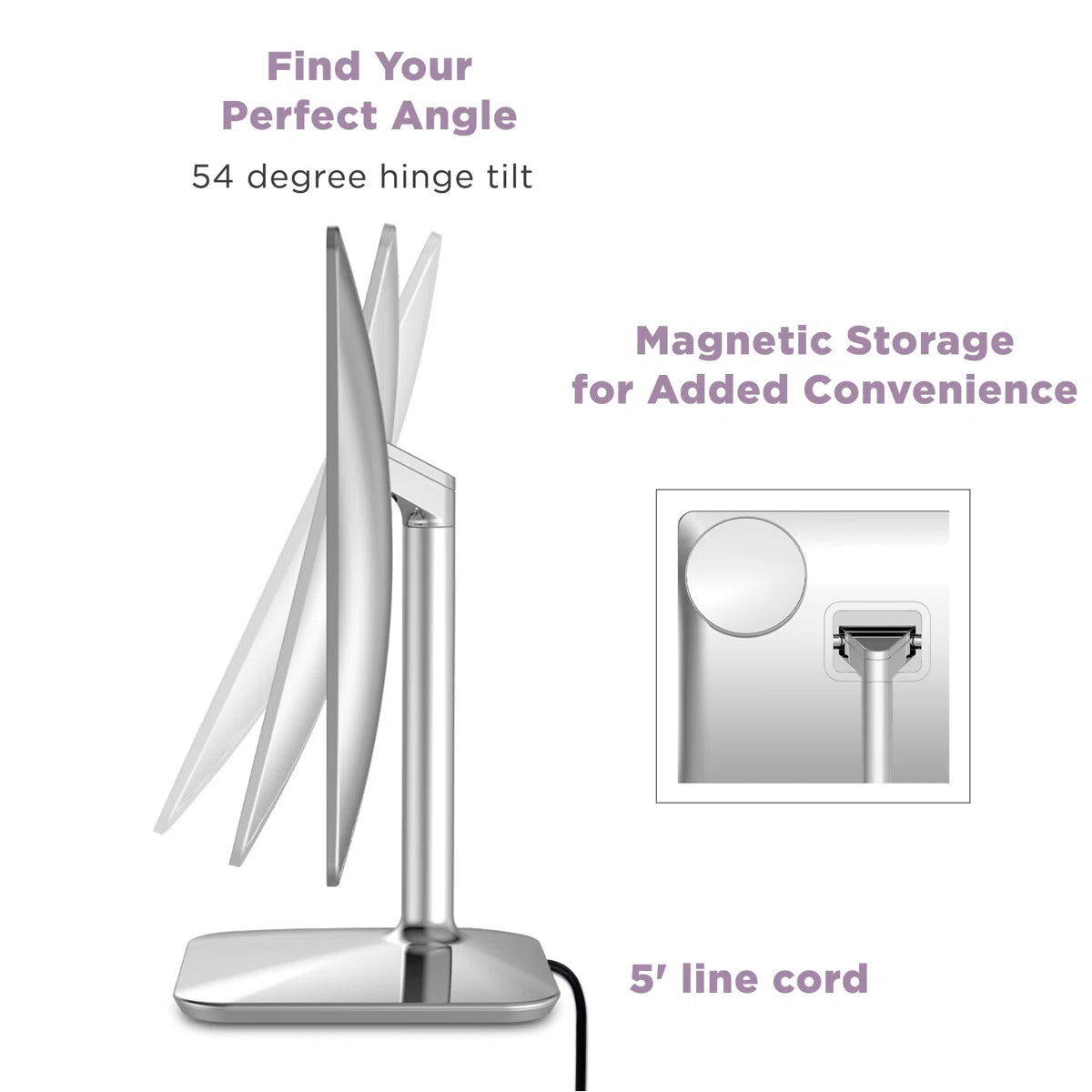 NEW Conair Social Media LED Makeup Mirror - Dimmable Lighted Vanity