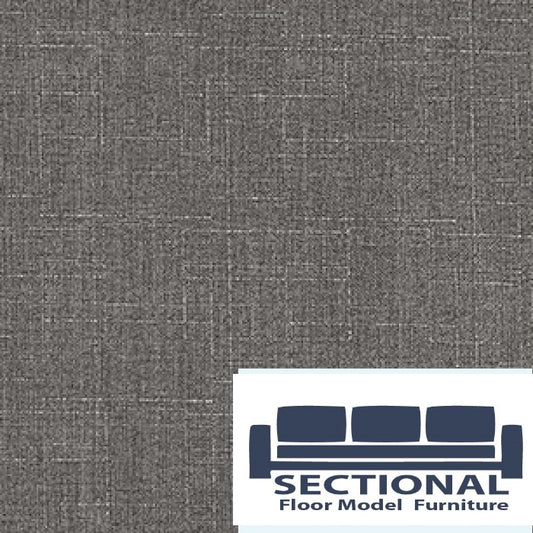 Floor Model Sectional Deep Back Pillow Cover  Flagstone Brushed Weave