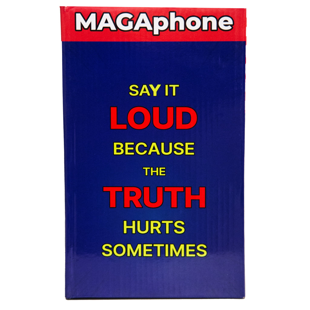 Trump MAGA Megaphone with Record & Play | 6-Button Political Rally Bullhorn