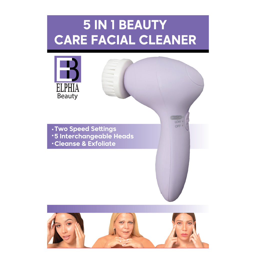 Elphia Beauty 5-in-1 Facial Cleansing Brush