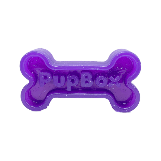 PupBox Durable TPR Bone Dog Chew Toy & Freeze Treat Holder