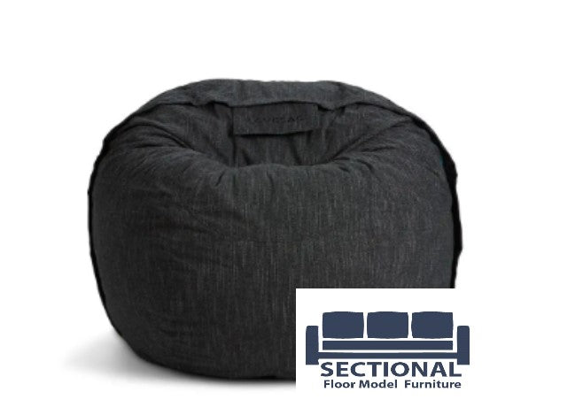 Sectional Beanbag Movie Shadow Rained Chenille- Floor Model