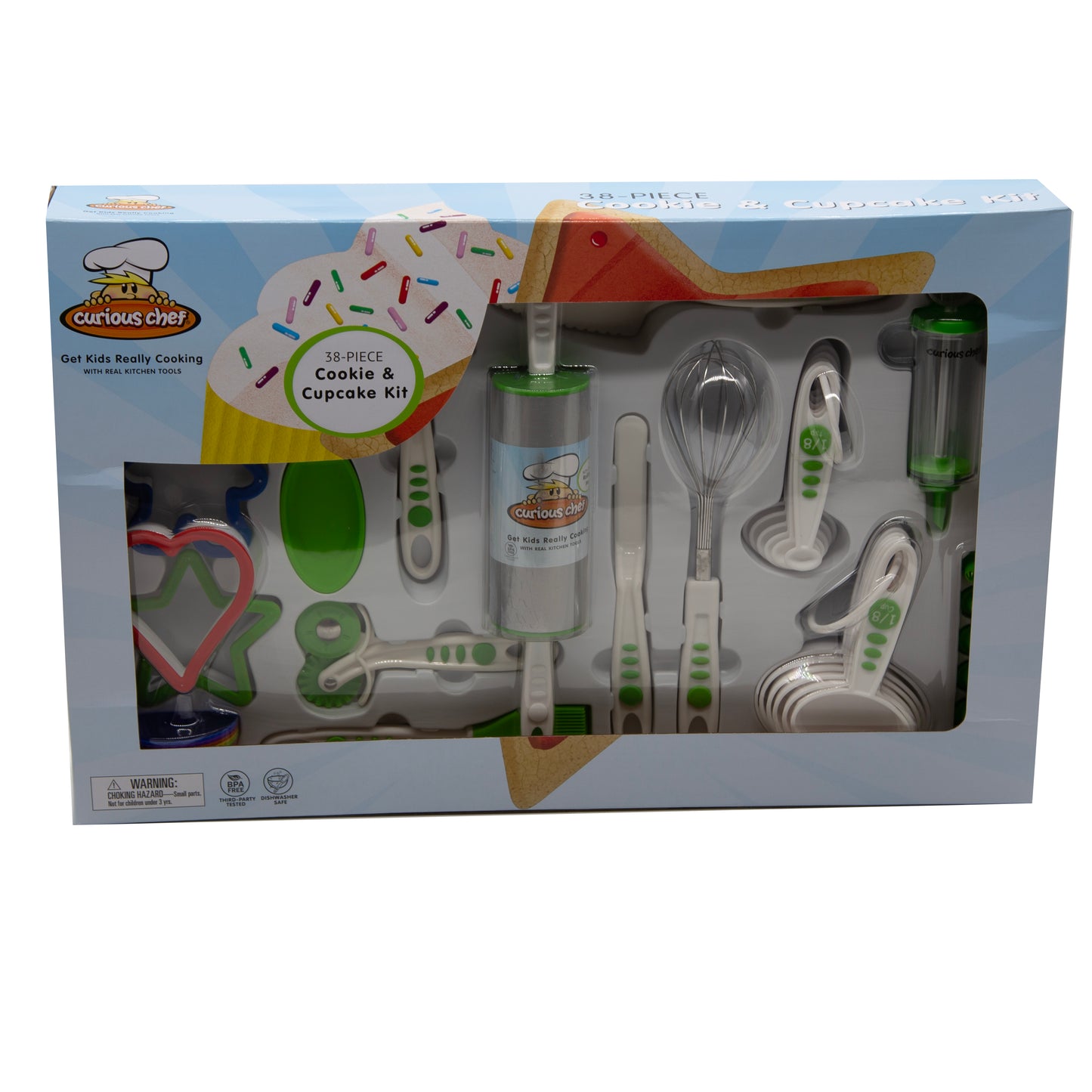 Curious Chef 38 pc Cookie & Cupcake Kit