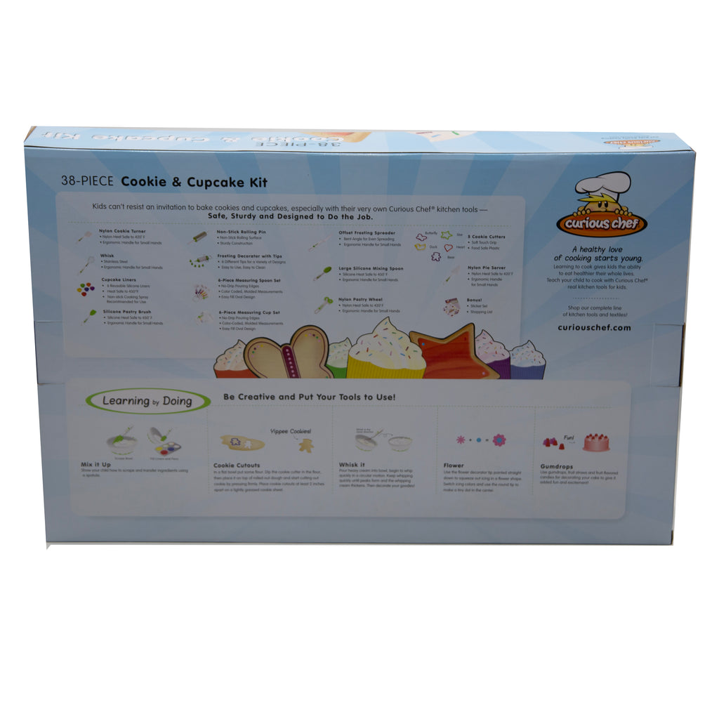 Curious Chef 38 pc Cookie & Cupcake Kit