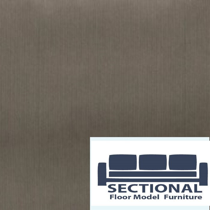 Floor Model Sectional Seat Cover Taupe Combed Chenille
