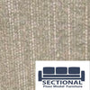 Sectional Seat Cover Set: Beachwood Rained Chenille Floor Model