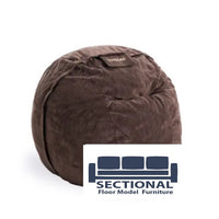 Bean bag Gamer Cover: Chocolate Padded Velvet