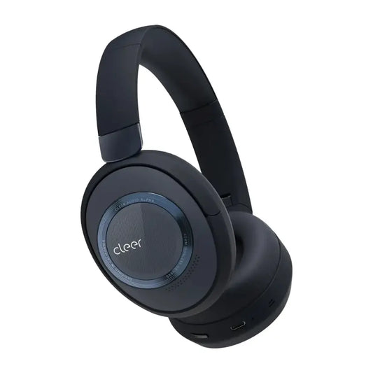 Cleer Alpha Bluetooth Noise Cancelling Wireless Over-Ear Headphones Midnight Blue