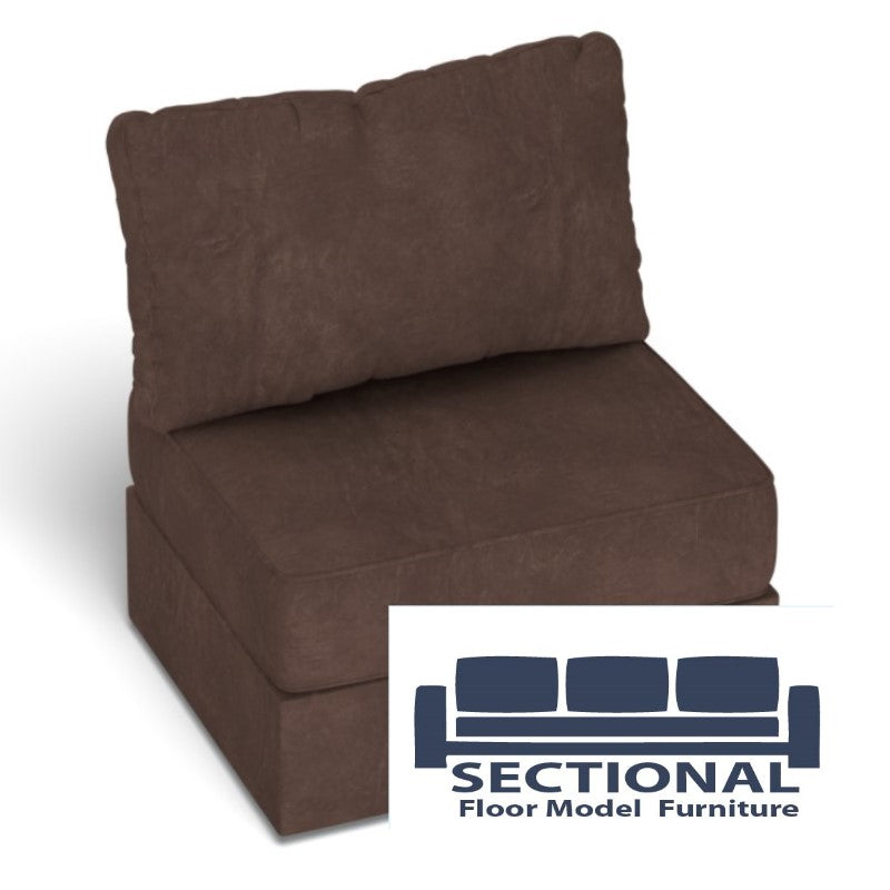 Deep Storage Seat Cover  Chocolate Padded Velvet