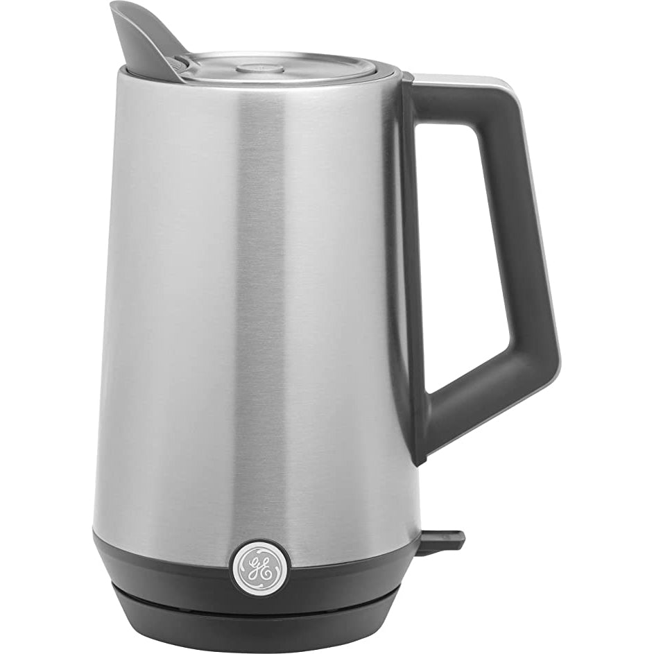 GE Electric Kettle | 6 Cup Capacity | Manual Temperature Control | Double-Wall Insulation Keeps Tea Hot on Inside & Cool on Outside | Countertop Kitchen Essentials