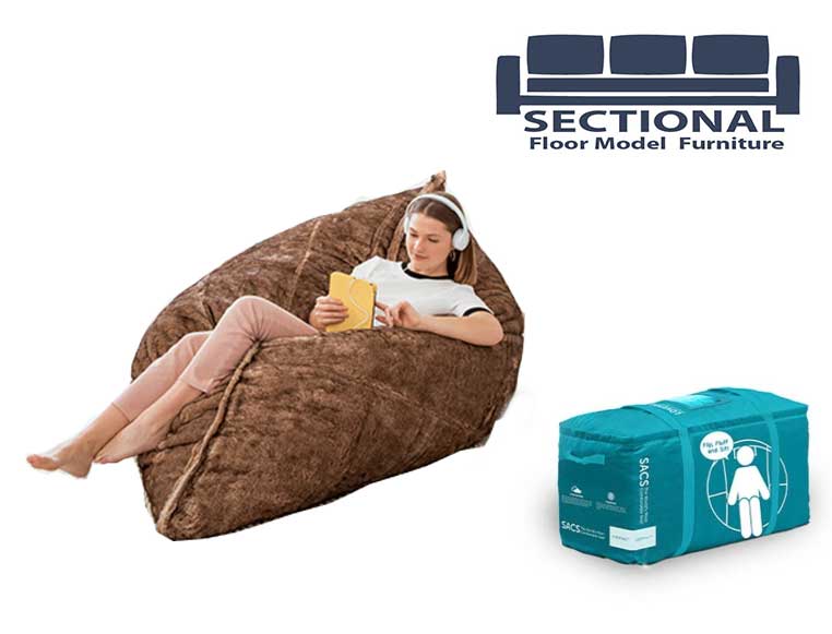 Floor Model Beanbag Pillow Cover (Small) - Includes Insert, Cozy & Durable, Perfect for Small Spaces, Great Deal