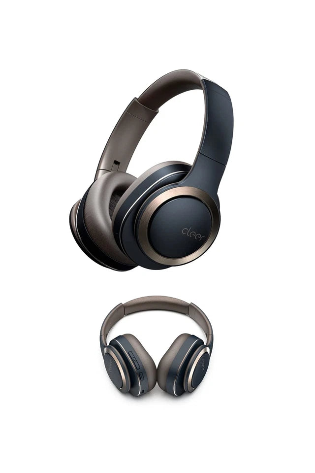 Cleer Enduro ANC Over-Ear Bluetooth Wireless Noise-Canceling Headphones (Navy)