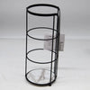 Toilet Paper Stand Holder Round - Black w/ Marble