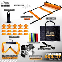 Big B Pro Sports Hurdles Speed & Agility Training Set Orange