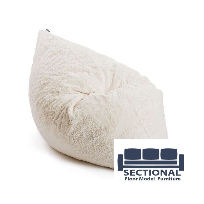 Sectional Pillow Cover - Reversible Polar Phur/Truffle Knit Velvet - Floor Model - Cover Only