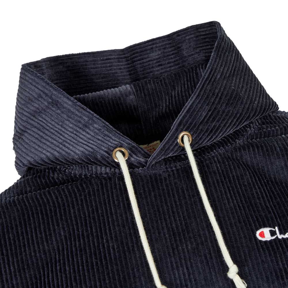 Champion Corduroy Hoodie - Navy - Size - Large