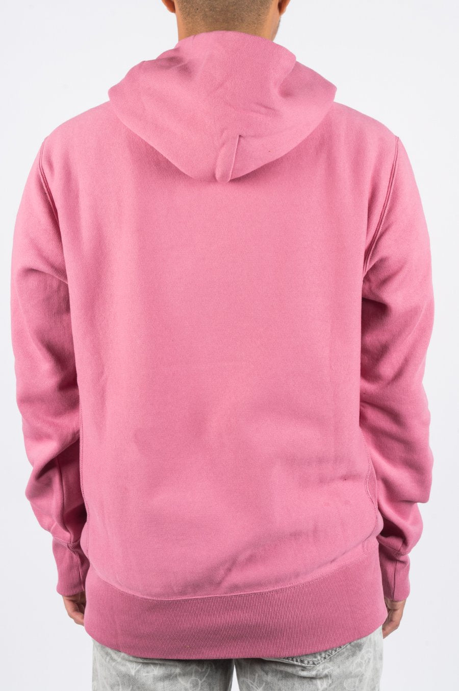 Champion Reverse Weave Small Script Hooded Sweatshirt Elegant Mauve - XL