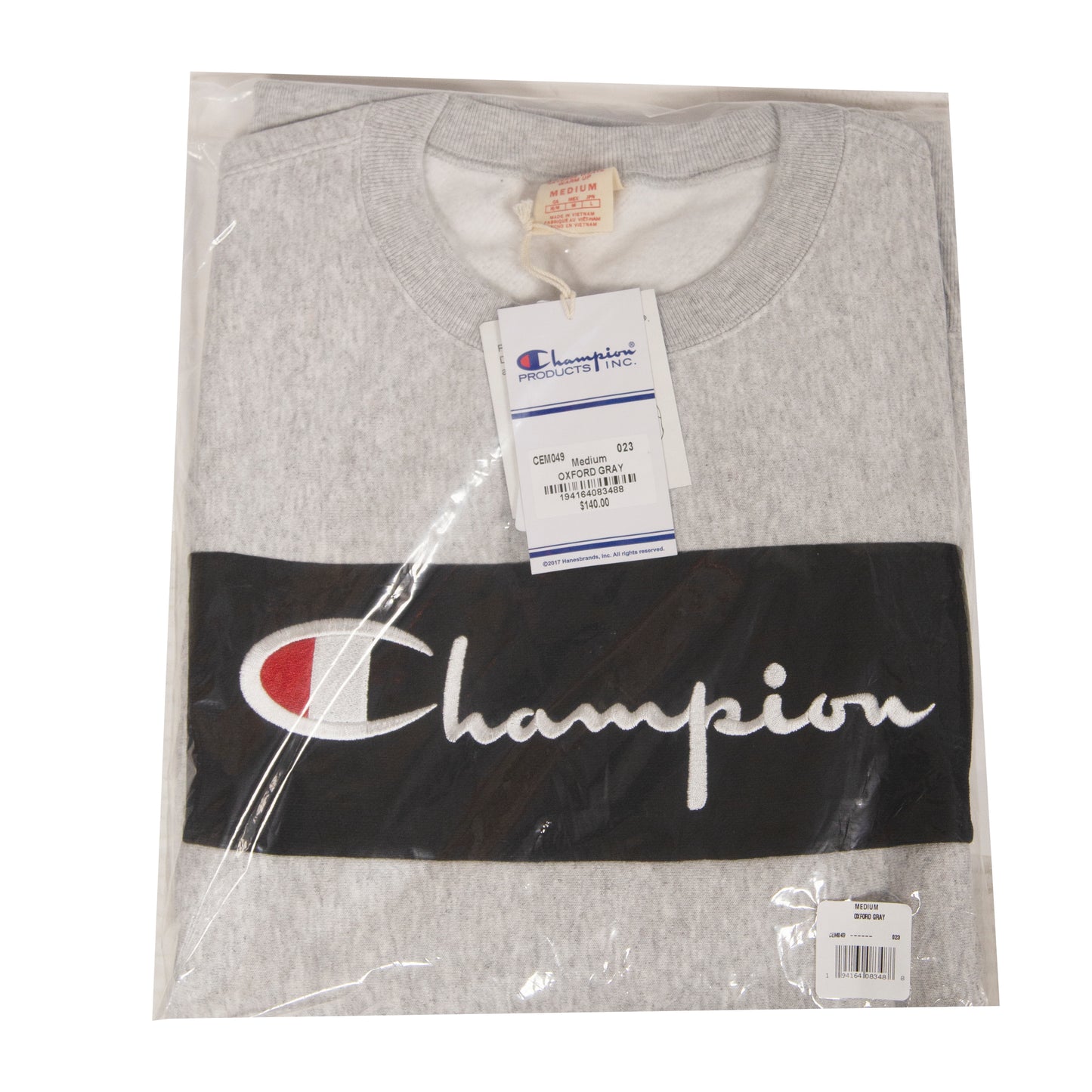 Champion Reverse Weave Sweatshirt (Oxford Gray) - Medium
