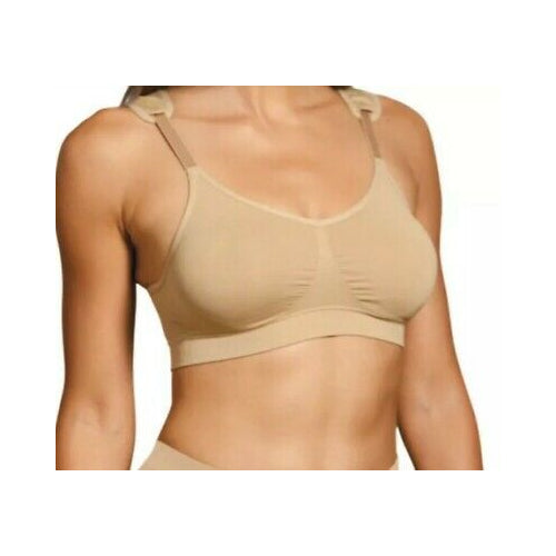 (3 Pack) Dream by Genie Seamless Bra in Nude, Large