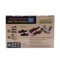 Home Innovations Smart Shoe Organizer Maximize Storage Space! Set of 6