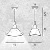 Foscarini Smash Suspension Lamp by Diesel, Grey