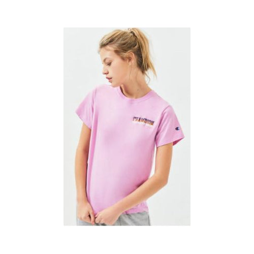 Champion Women's Purple Tee - Large