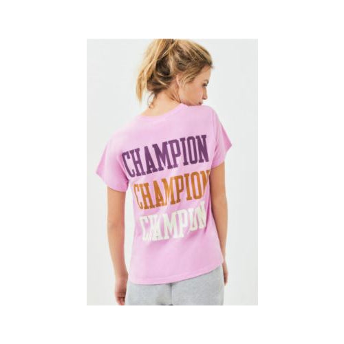 Champion Women's Purple Tee - Large