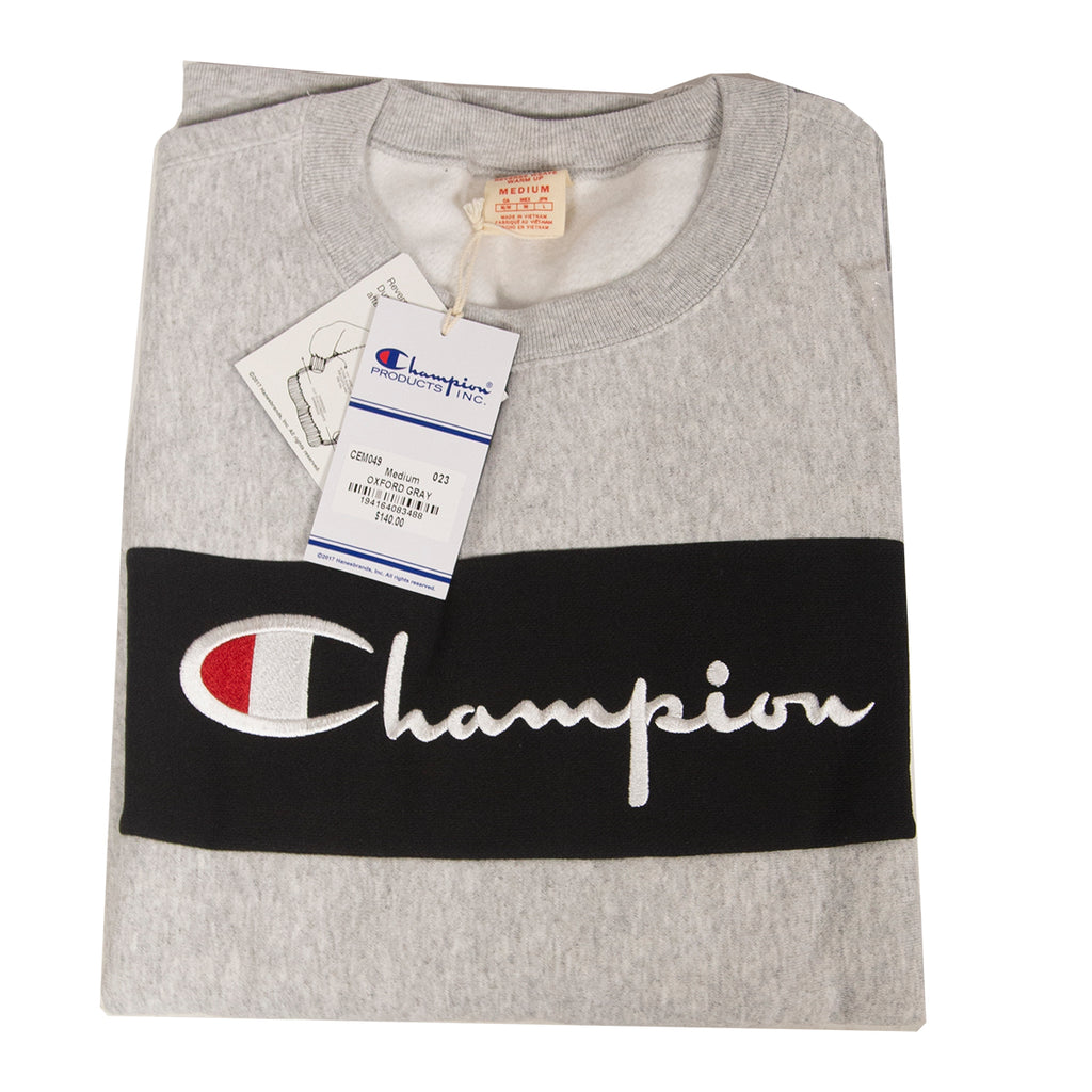 Champion Reverse Weave Sweatshirt (Oxford Gray) - Medium