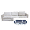 Sectional Couch Serie 6- 3 Seats + 5 Sides+ Covers- Floor Model