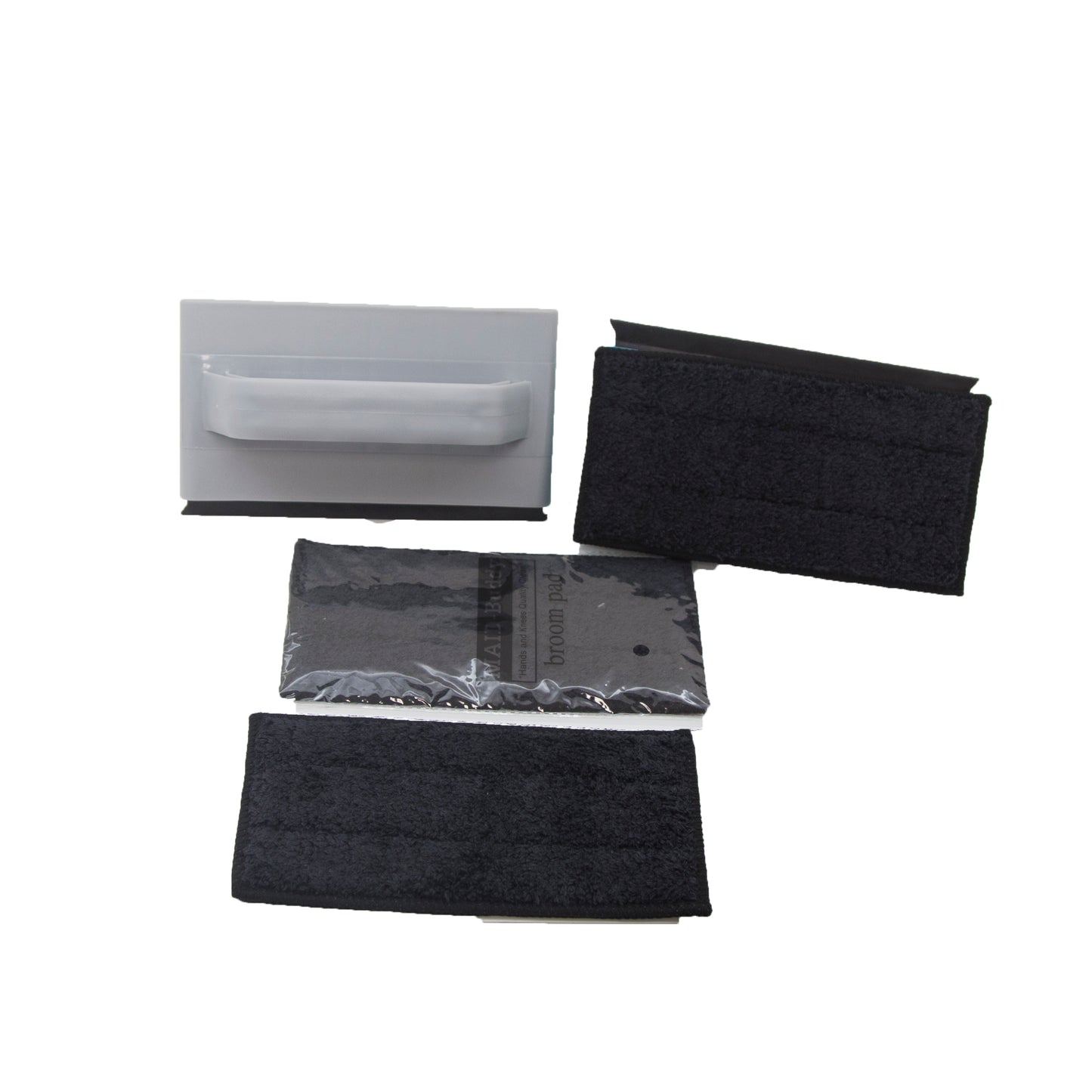 Maid Buddy(2 Pack) Multi-Surface Microfiber Cleaning Pads + 2 Bonus Pads (Grey)