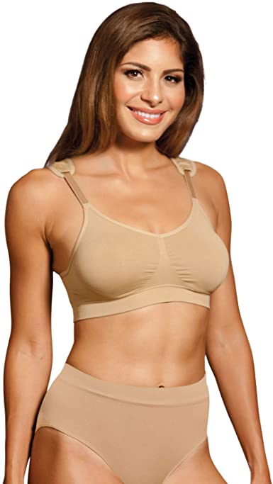 Dream by Genie Seamless Bra in Nude, Large