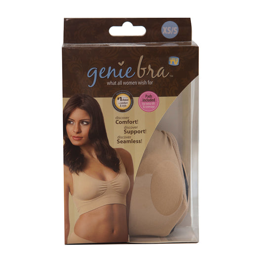 Genie Bra 2-Pack Misses XS One Size Black/Nude