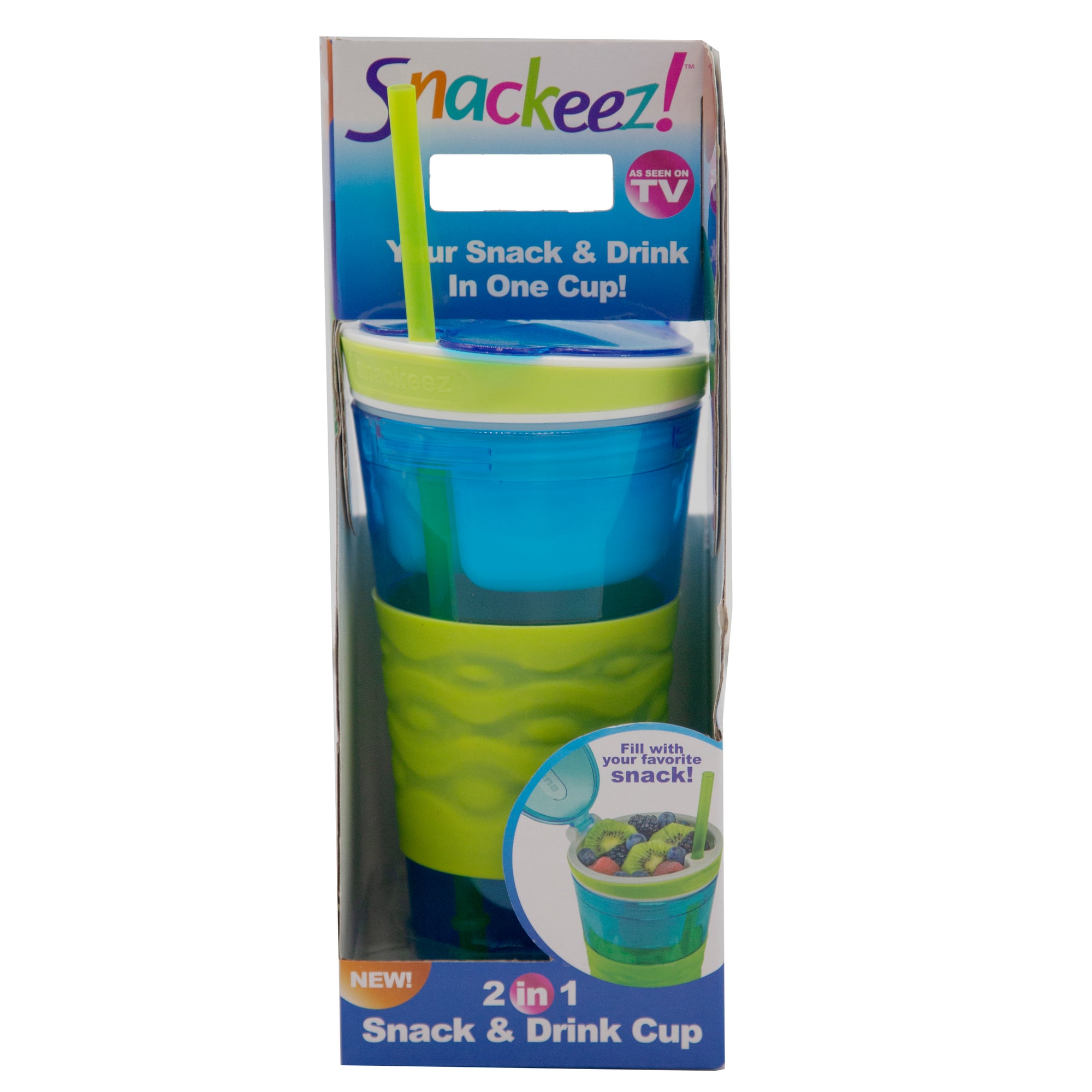 Snackeez 2 In 1 Snack And Drink Cup